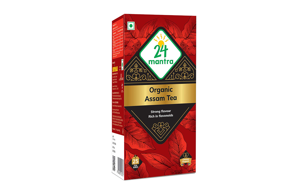 24 Mantra Organic Assam Tea    Box  50 grams